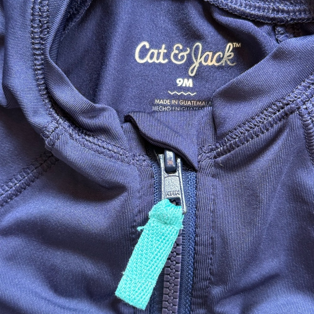 Cat & Jack Blue Rashguard Swim Set - Picture 2 of 4
